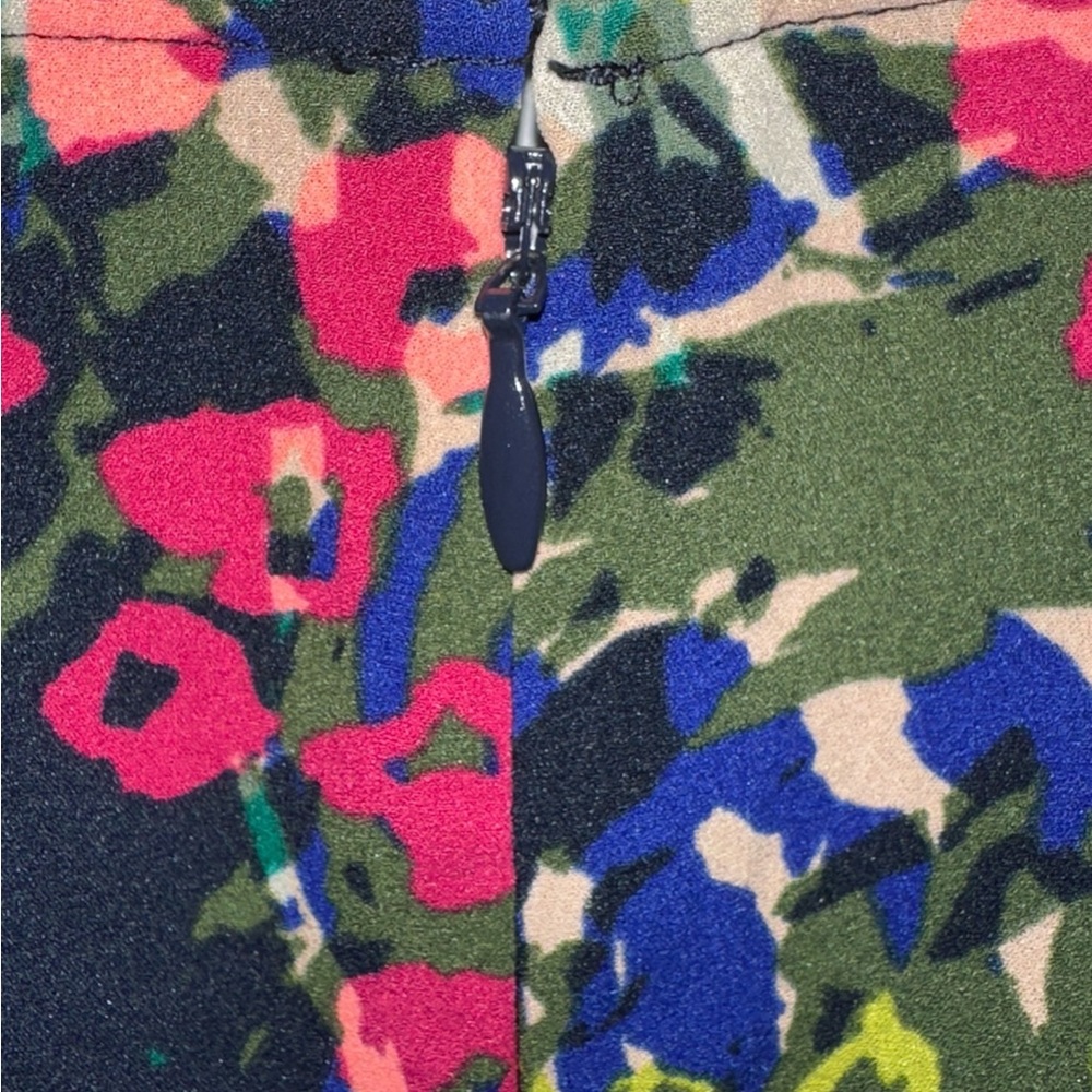J. Crew‎ Multicolor Floral Mini Dress size 8 EUC - Picture 3 of 5